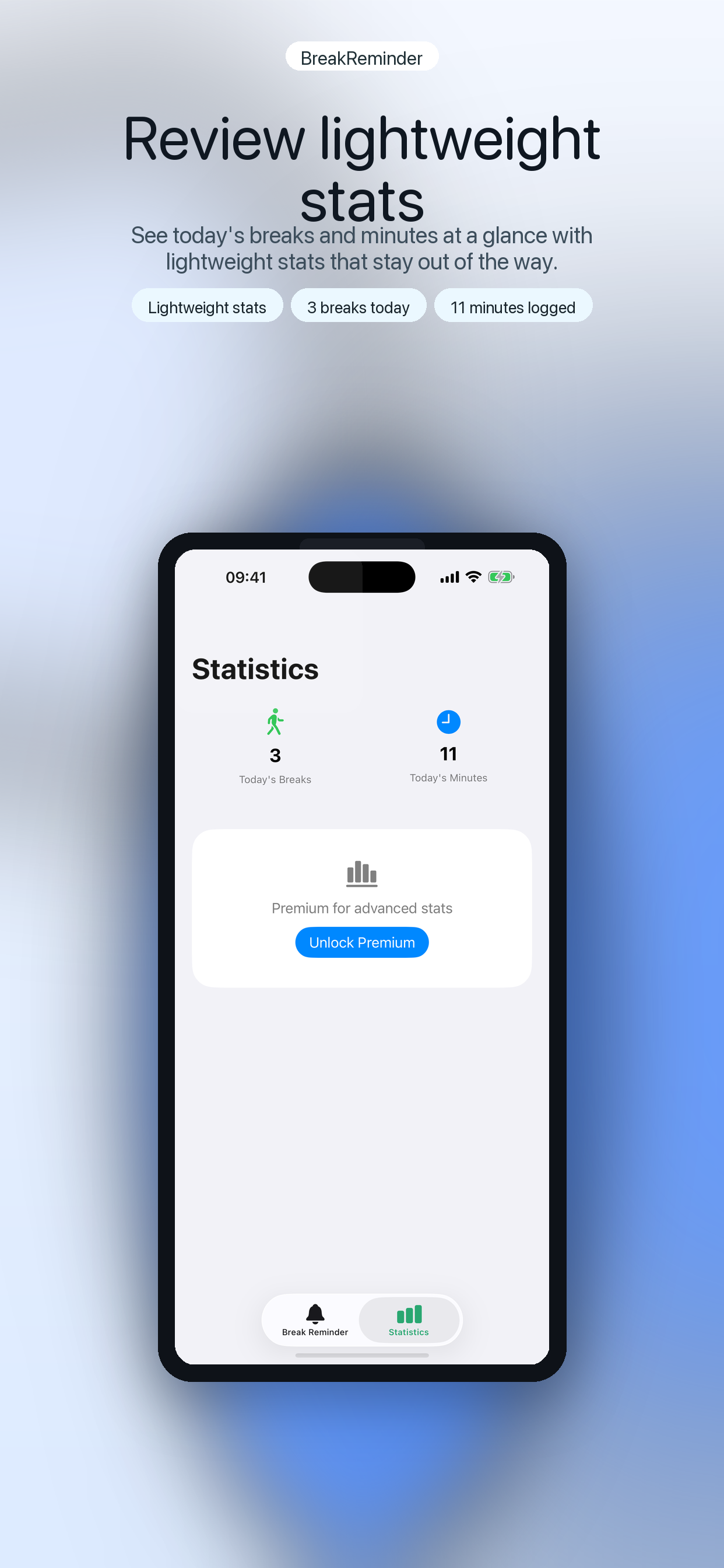 6.5-inch screenshot 3 showing lightweight stats